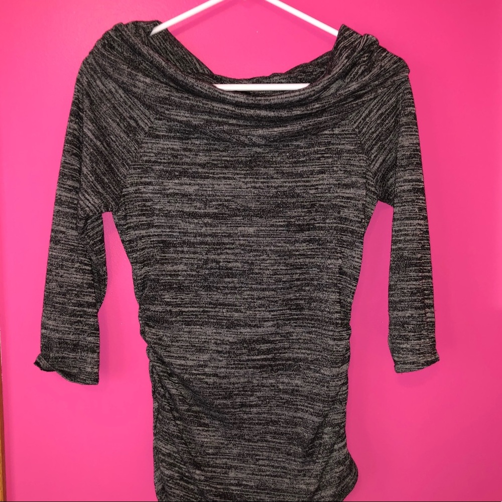 IZ BYER Soft Grey Sweater